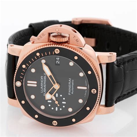 panerai watch submersible|panerai submersible 42mm rose gold.